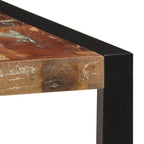 "Delgaun" Dining Table 160x80x75 cm Solid Reclaimed Wood