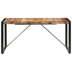 "Delgaun" Dining Table 160x80x75 cm Solid Reclaimed Wood