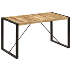 "Derwent" Dining Table 140x70x75 cm Solid Mango Wood