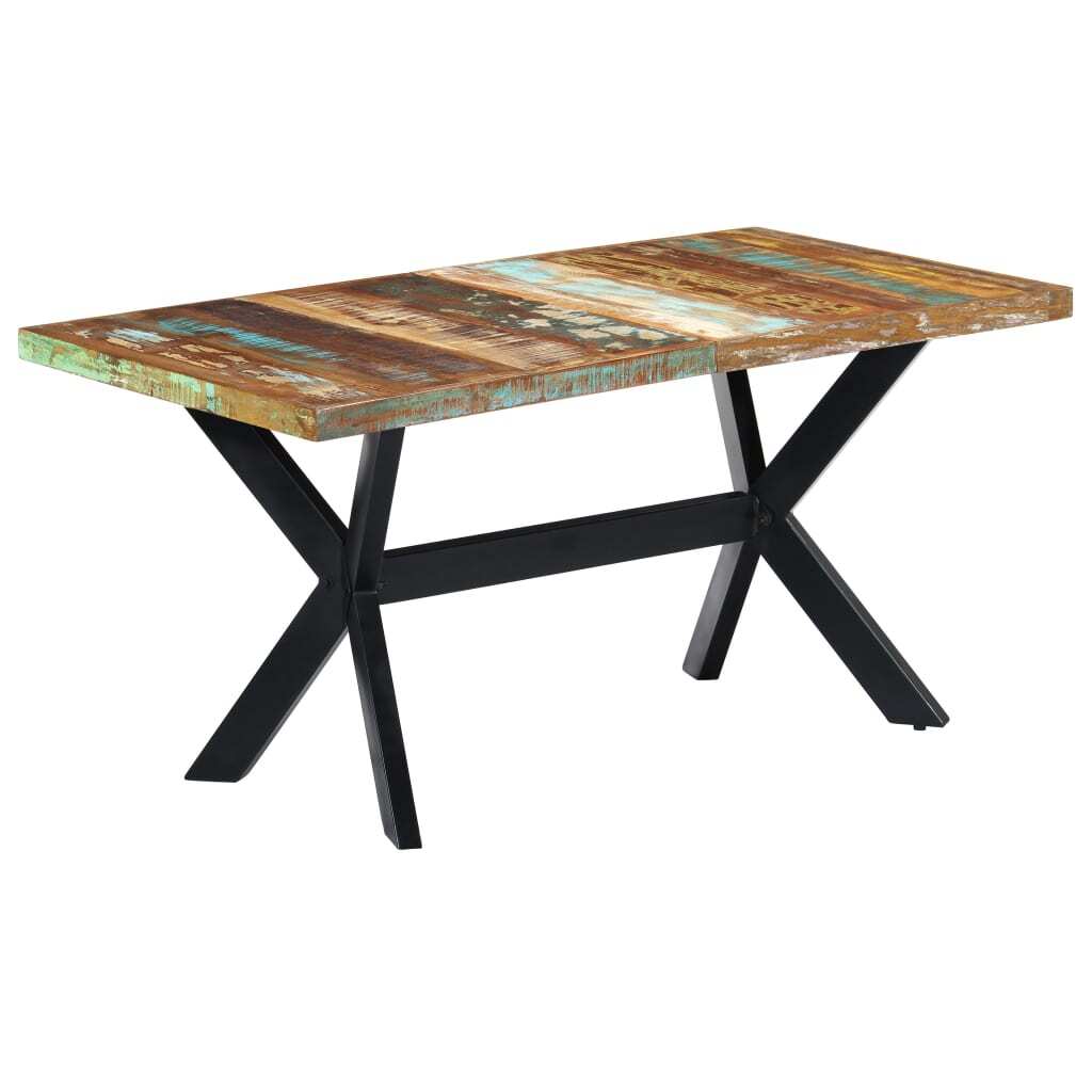 "Raynor" Dining Table 160x80x75 cm Solid Reclaimed Wood
