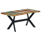 "Raynor" Dining Table 160x80x75 cm Solid Reclaimed Wood