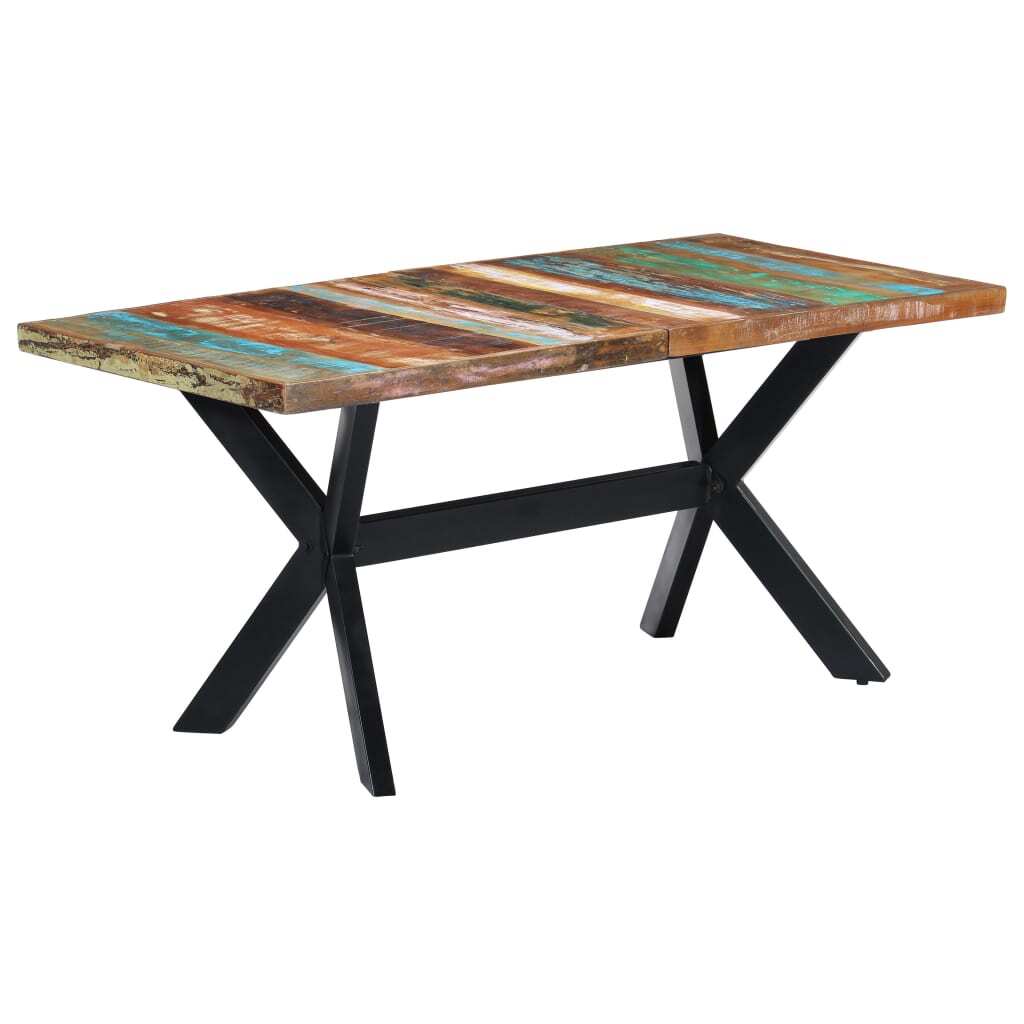 "Raynor" Dining Table 160x80x75 cm Solid Reclaimed Wood