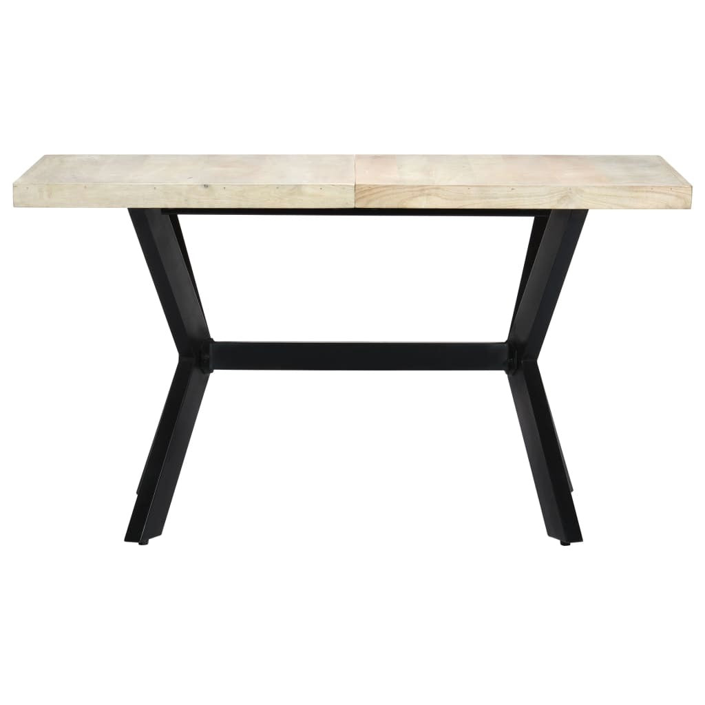 "Domain" Dining Table 140x70x75 cm Solid Bleached Mango Wood