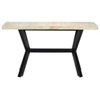 "Domain" Dining Table 140x70x75 cm Solid Bleached Mango Wood