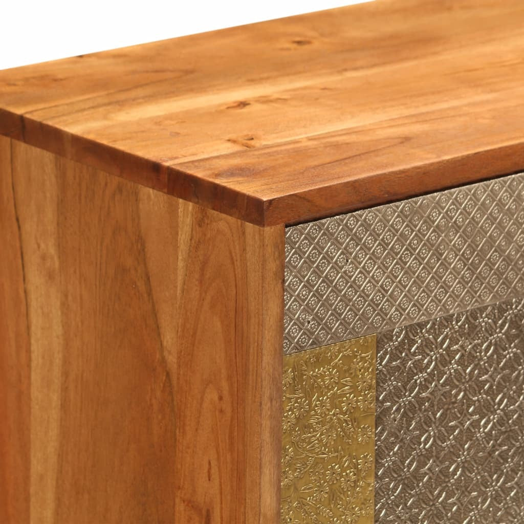 "Redmond" Sideboard 80x30x75 cm Solid Acacia Wood
