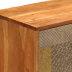 "Redmond" Sideboard 80x30x75 cm Solid Acacia Wood