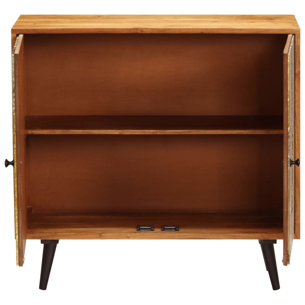 "Redmond" Sideboard 80x30x75 cm Solid Acacia Wood