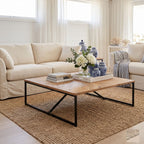 "Dorothy" Coffee Table 110x110x36 cm Solid Acacia Wood