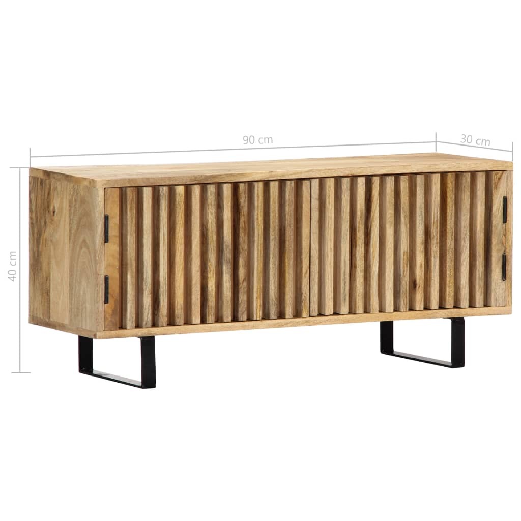 "Excelsior" Low Board Cabinet 90x30x40 cm Solid Mango Wood