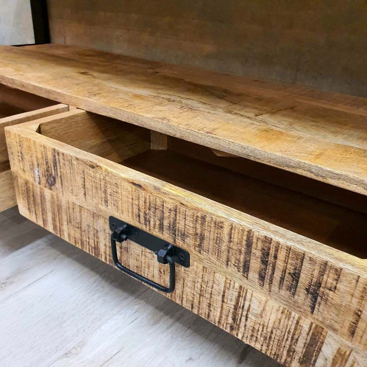 "Reston" Mango Wood Entertainment Unit 150cm in Length