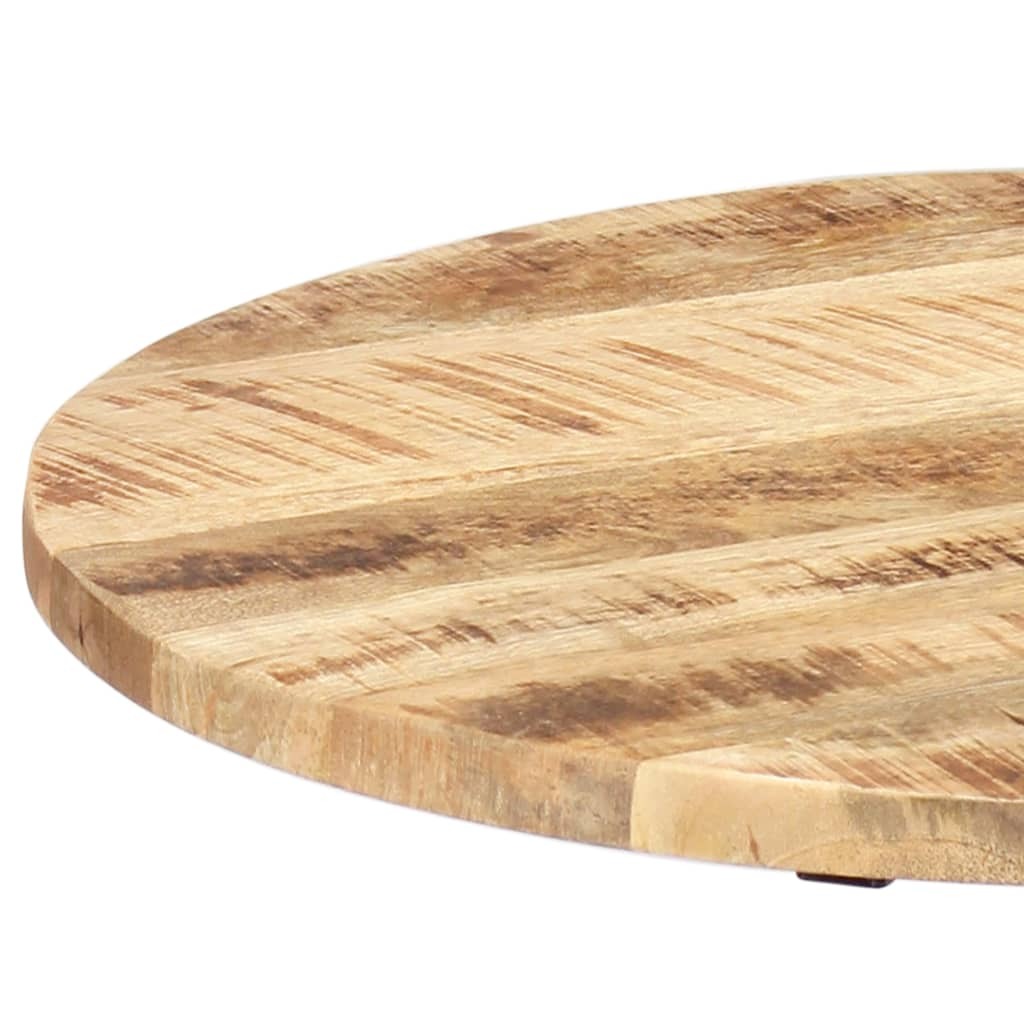 "Fairmont" Side Table 60x(46-63) cm Solid Mango Wood and Cast Iron