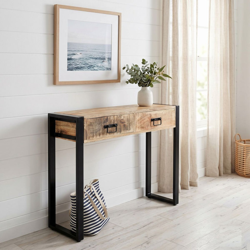 "Fitzgerald" Console Table 90x30x75 cm Solid Mango Wood
