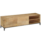 "Flinders" TV Cabinet 145x30x41 cm Solid Mango Wood