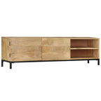 "Flinders" TV Cabinet 145x30x41 cm Solid Mango Wood