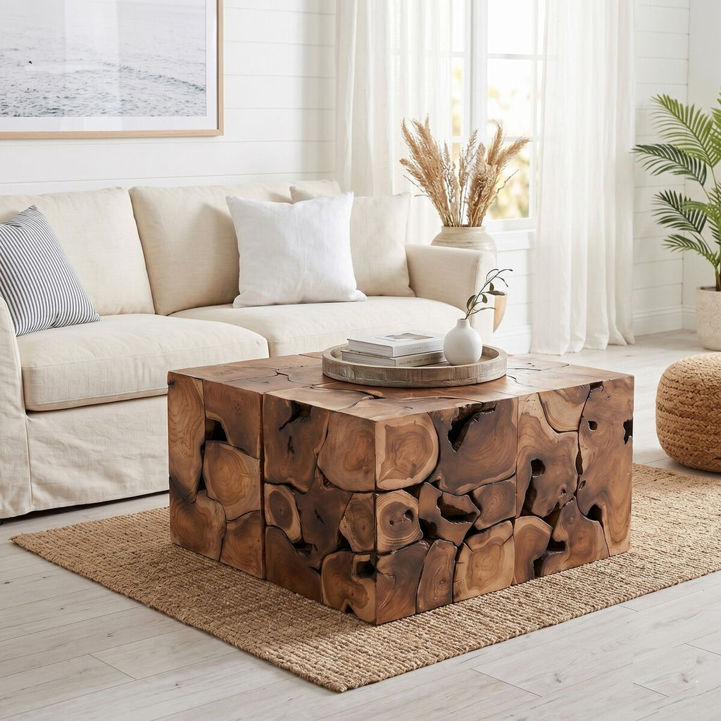 "Gabrielle" Stools/Coffee Table Solid Teak