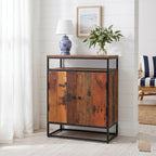 "Gladstone" Side Cabinet 60x35x76 cm Solid Reclaimed Wood and Steel