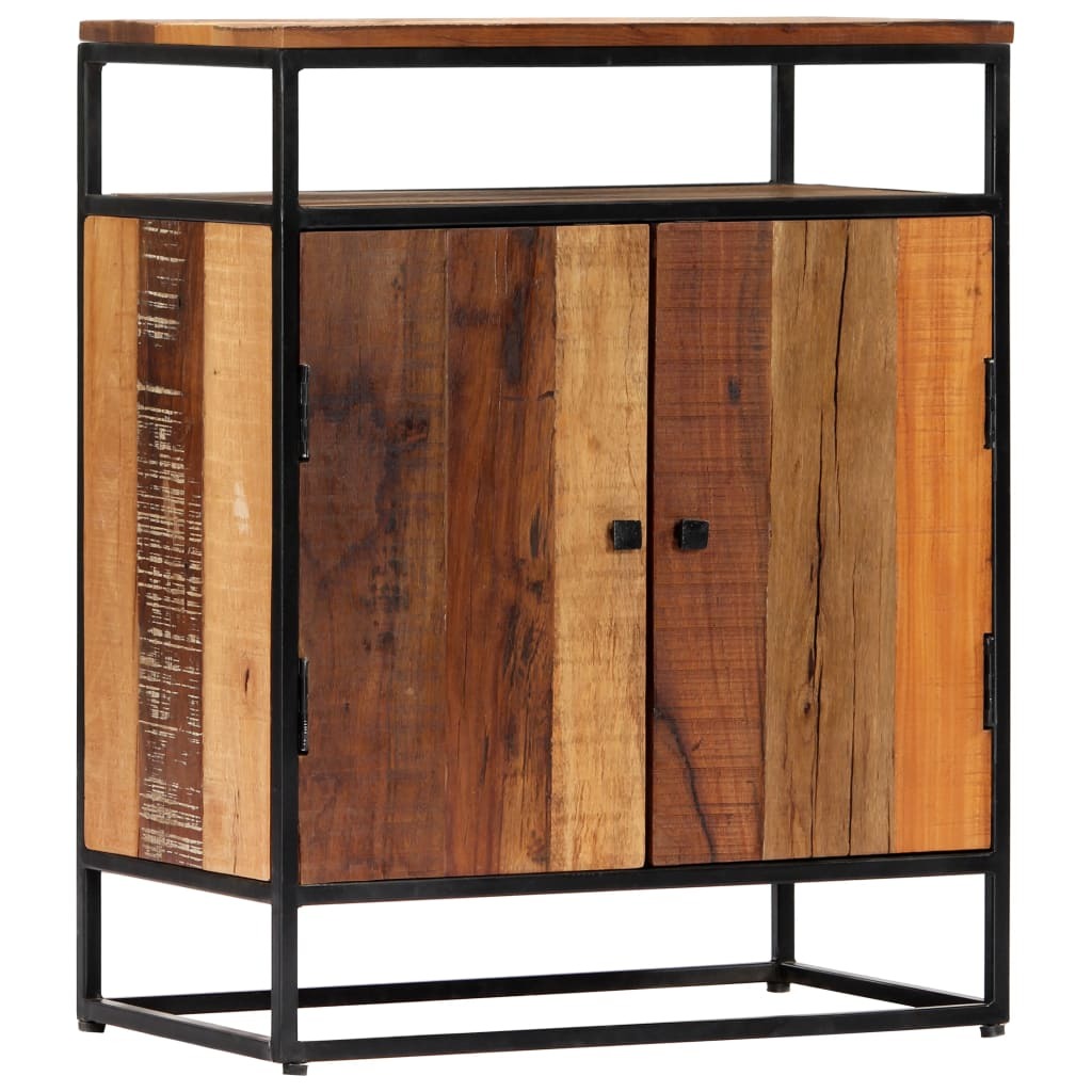 "Gladstone" Side Cabinet 60x35x76 cm Solid Reclaimed Wood and Steel