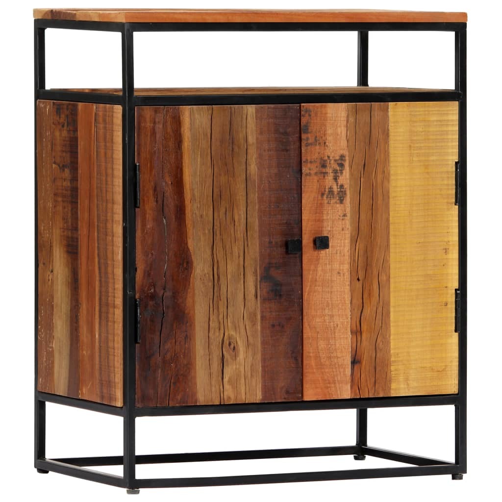 "Gladstone" Side Cabinet 60x35x76 cm Solid Reclaimed Wood and Steel