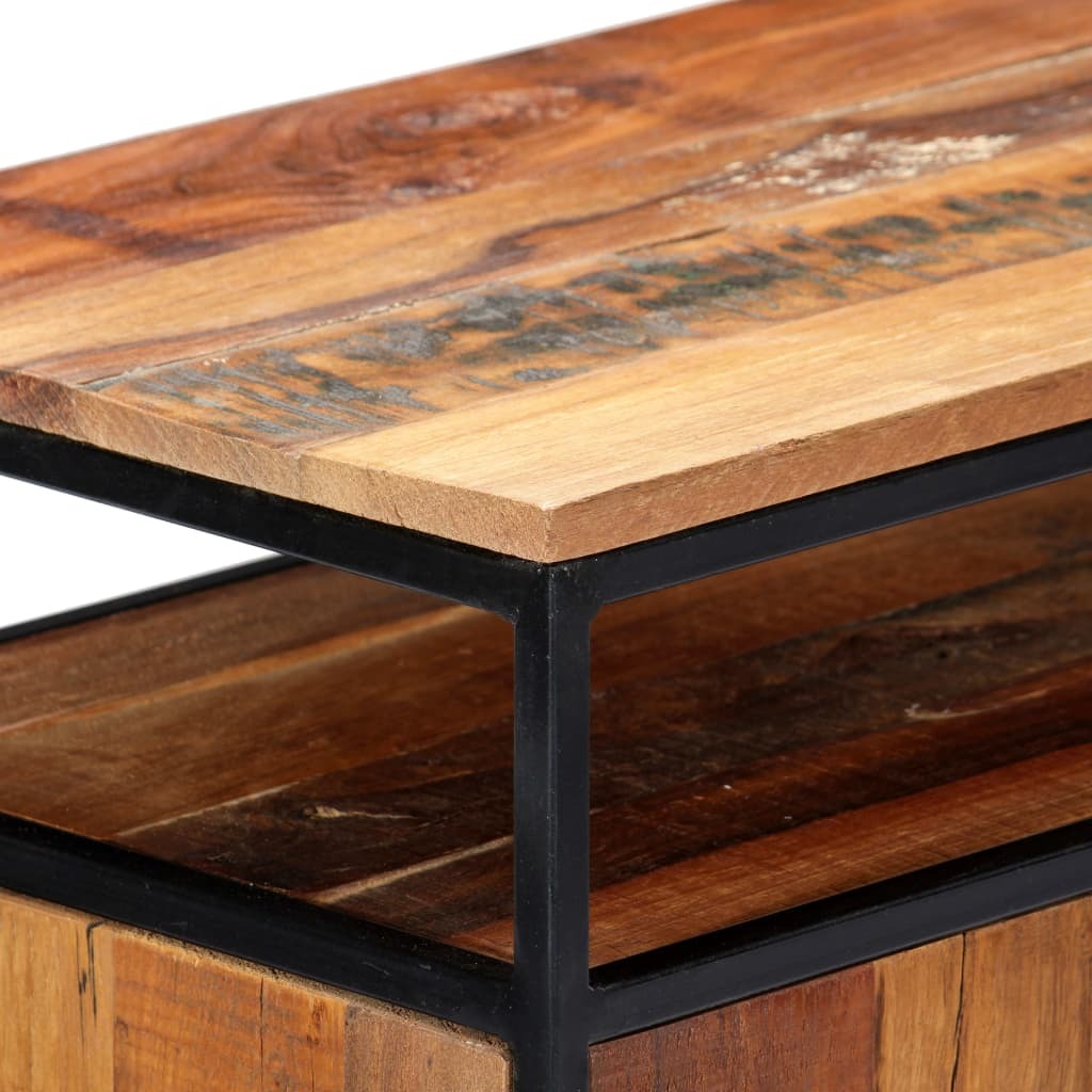 "Gladstone" Side Cabinet 60x35x76 cm Solid Reclaimed Wood and Steel