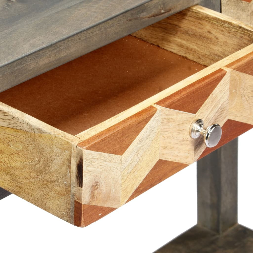 "Gooden" Console Table Grey 86x30x76 cm Solid Mango Wood