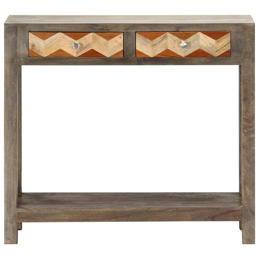 "Gooden" Console Table Grey 86x30x76 cm Solid Mango Wood