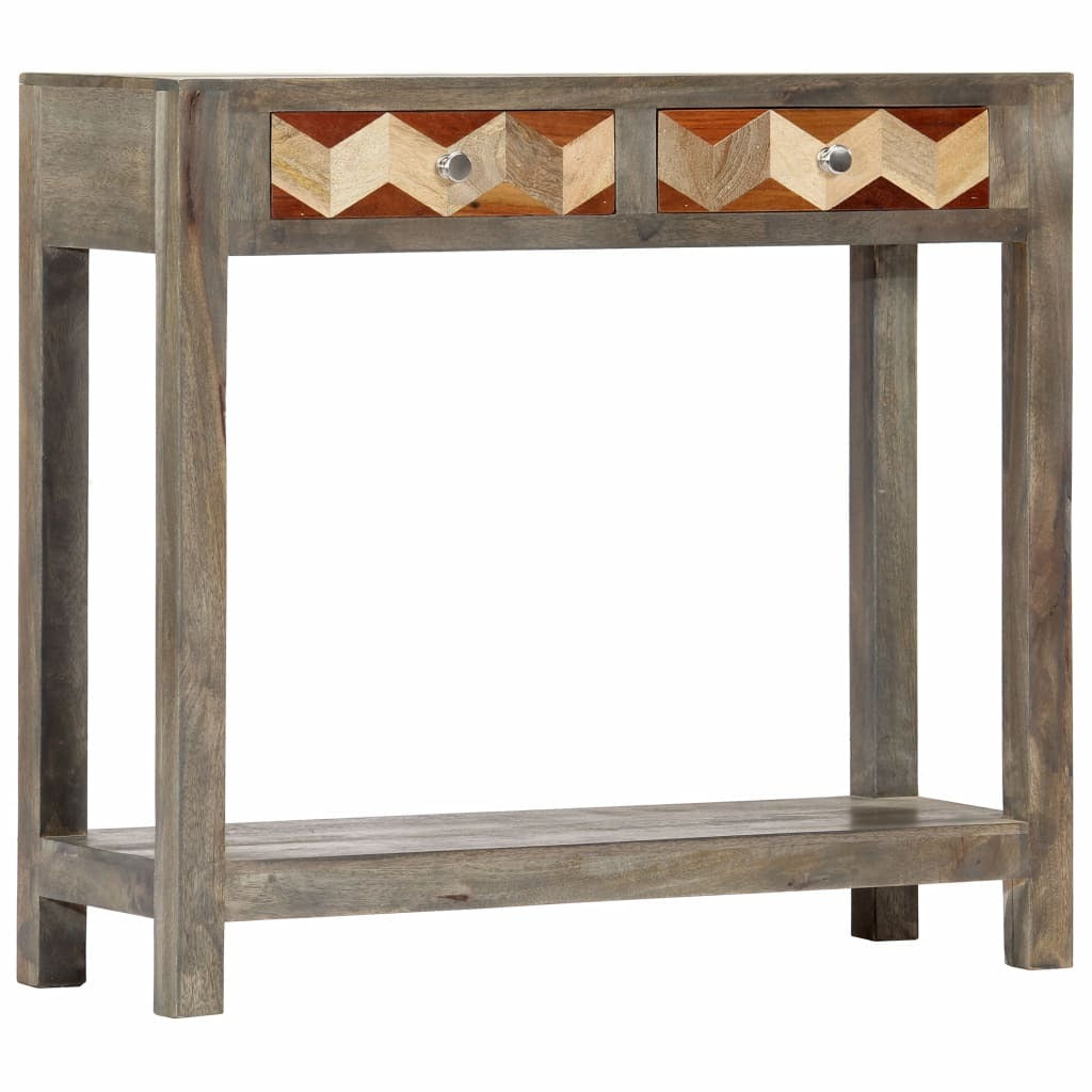 "Gooden" Console Table Grey 86x30x76 cm Solid Mango Wood