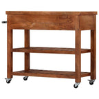 "Goodhall" Kitchen Trolley 100x48x89 cm Solid Acacia Wood