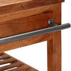 "Goodhall" Kitchen Trolley 100x48x89 cm Solid Acacia Wood