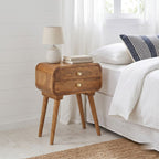 "Gore" Bedside Cabinet 43x30x58 cm Solid Mango Wood