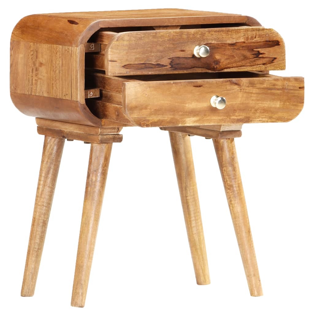 "Gore" Bedside Cabinet 43x30x58 cm Solid Mango Wood