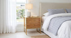 "Graham" Bedside Cabinet 40x35x50 cm Solid Mango Wood