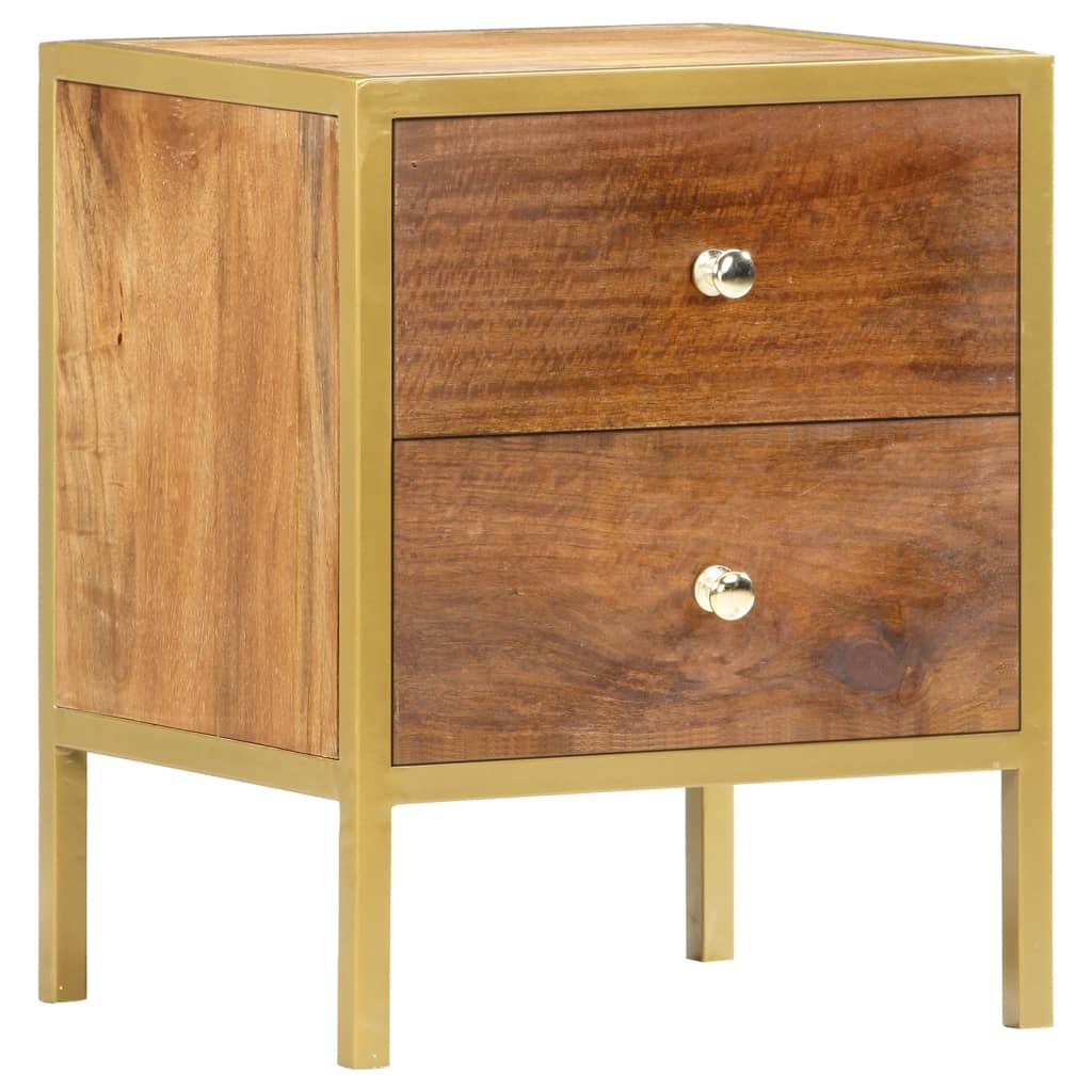 "Graham" Bedside Cabinet 40x35x50 cm Solid Mango Wood