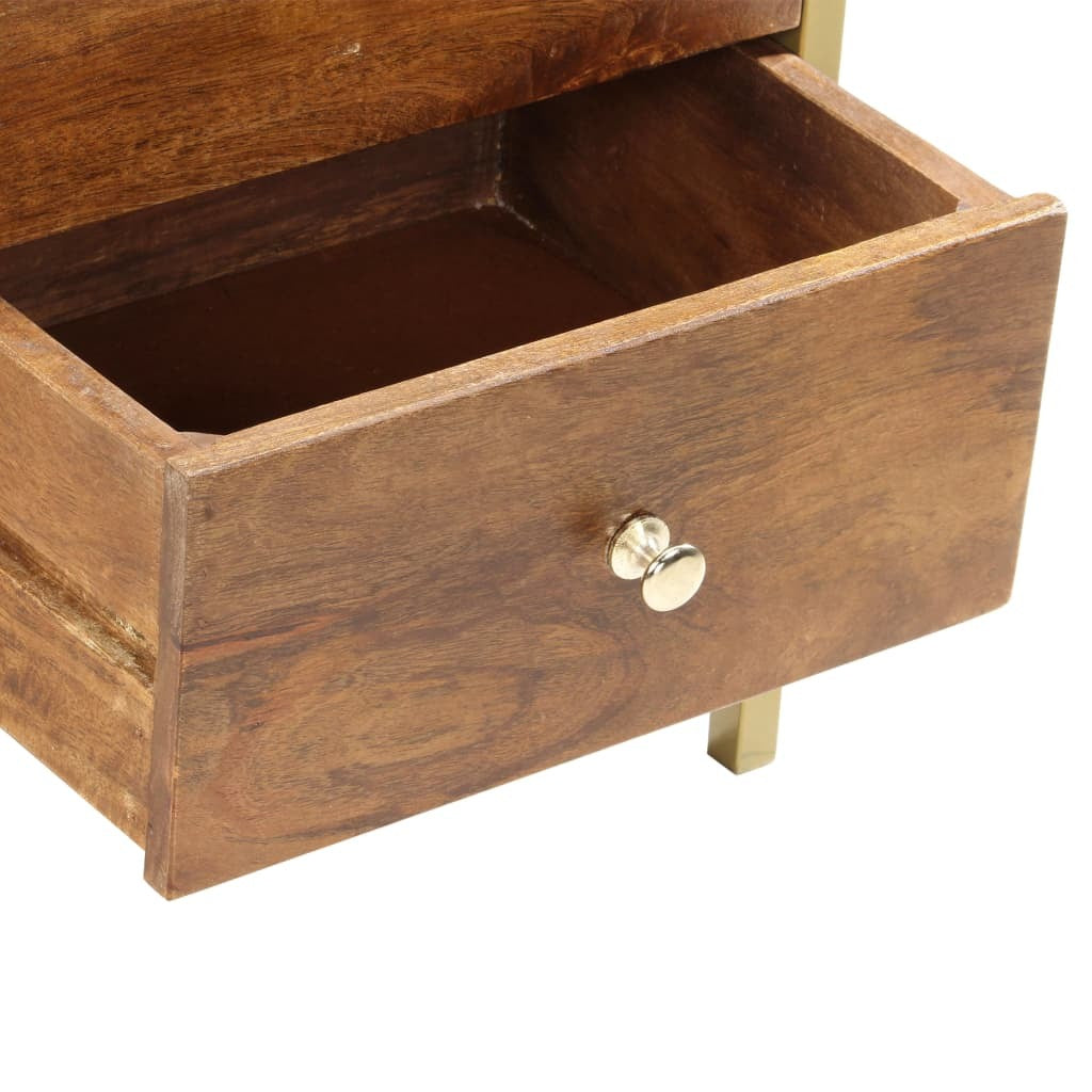 "Graham" Bedside Cabinet 40x35x50 cm Solid Mango Wood