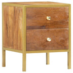 "Graham" Bedside Cabinet 40x35x50 cm Solid Mango Wood