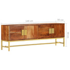 "Gumbuya" TV Cabinet 140x30x50 cm Solid Acacia Wood