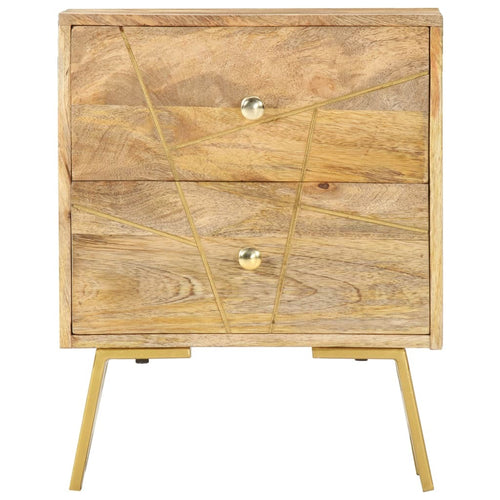 "Ashburn" Bedside Cabinet 40x30x50 cm Solid Mango Wood
