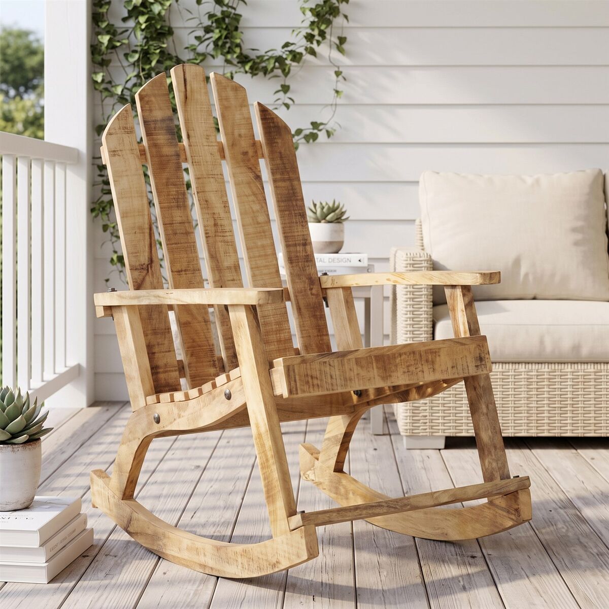 "Coniston" Garden Rocking Chair Solid Mango Wood