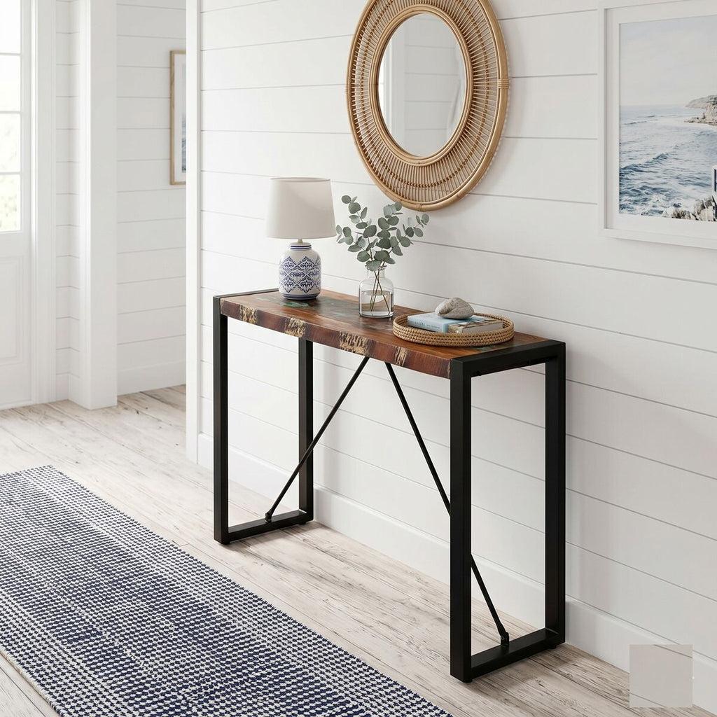 "Heather" Console Table 110x35x76 cm Solid Reclaimed Wood