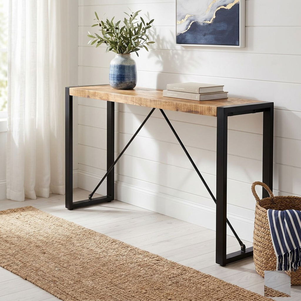 "Henry" Console Table 150x35x76 cm Solid Mango Wood