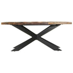 "Hildegard" Dining Table 180x90x76 cm Solid Reclaimed Wood