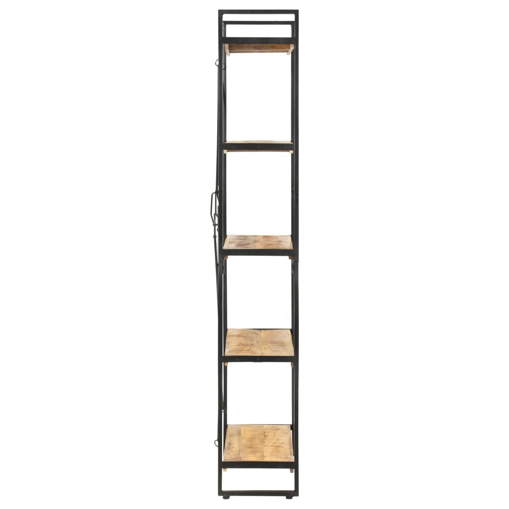 "Ixion" 5-Tier Bookcase 90x30x180 cm Solid Mango Wood
