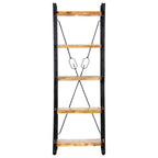 "Pearce" 5-Tier Bookcase 60x30x180 cm Solid Mango Wood