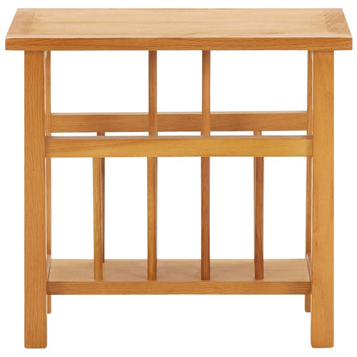 "Brookhollow" Solid Oak Wood and MDF Magazine Table