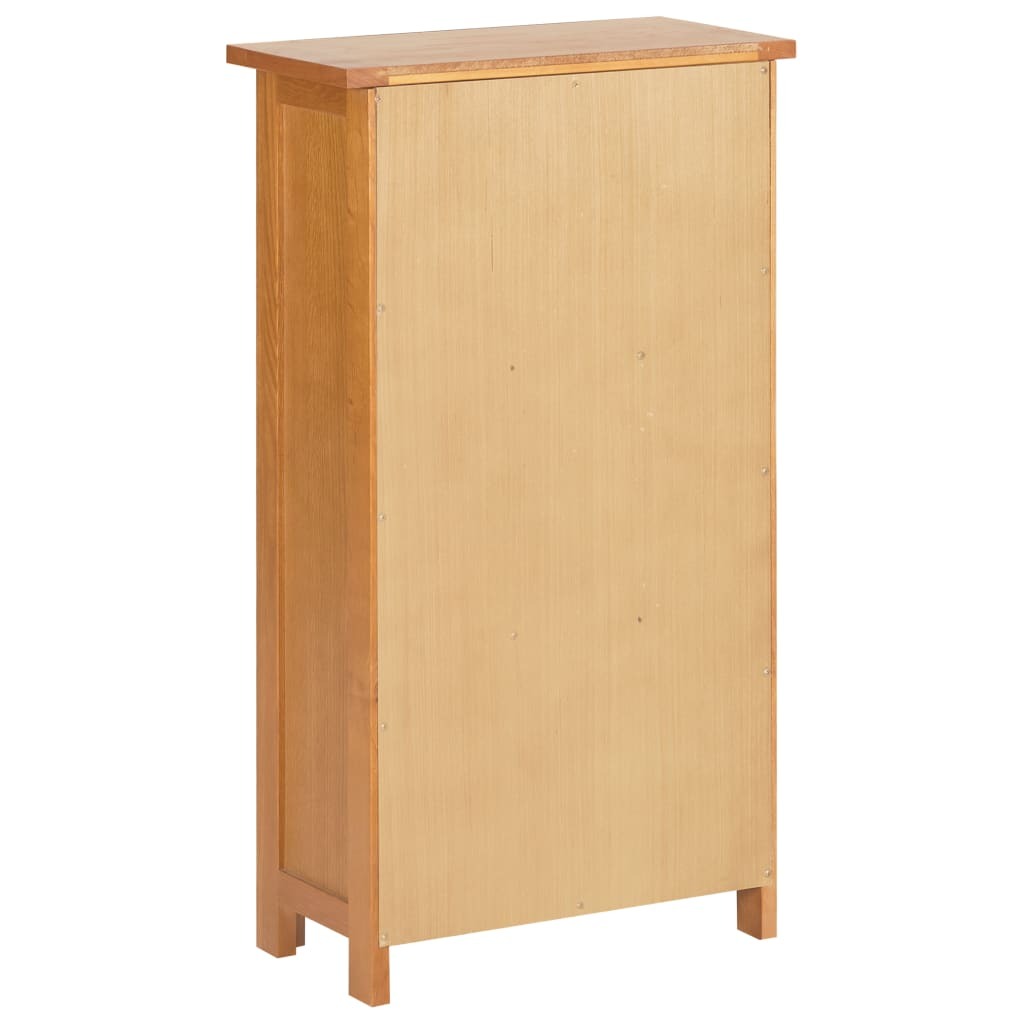 "Grevillea Grove" Solid Oak Wood and MDF Narrow Bookcase