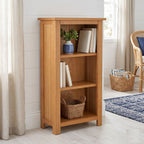 "Grevillea Grove" Solid Oak Wood and MDF Narrow Bookcase