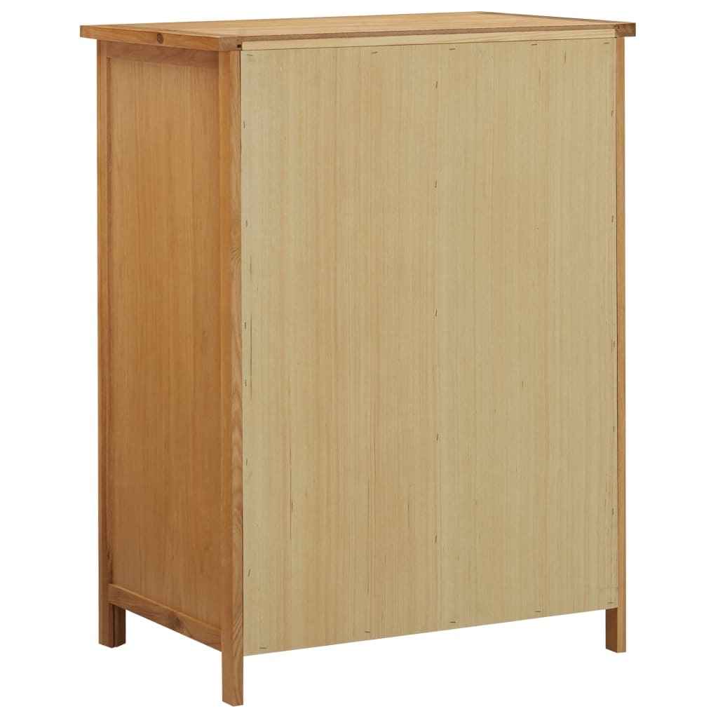 "Wood Ridge" Solid Oak Wood Wardrobe 76x52x105 cm