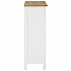 "Fairway" Solid Oak Wood Wine Cabinet 72x32x90 cm