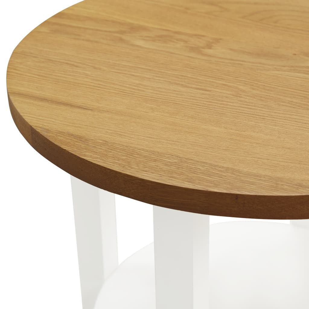 "Inglewood" Solid Oak Wood Lamp Table 40x50 cm