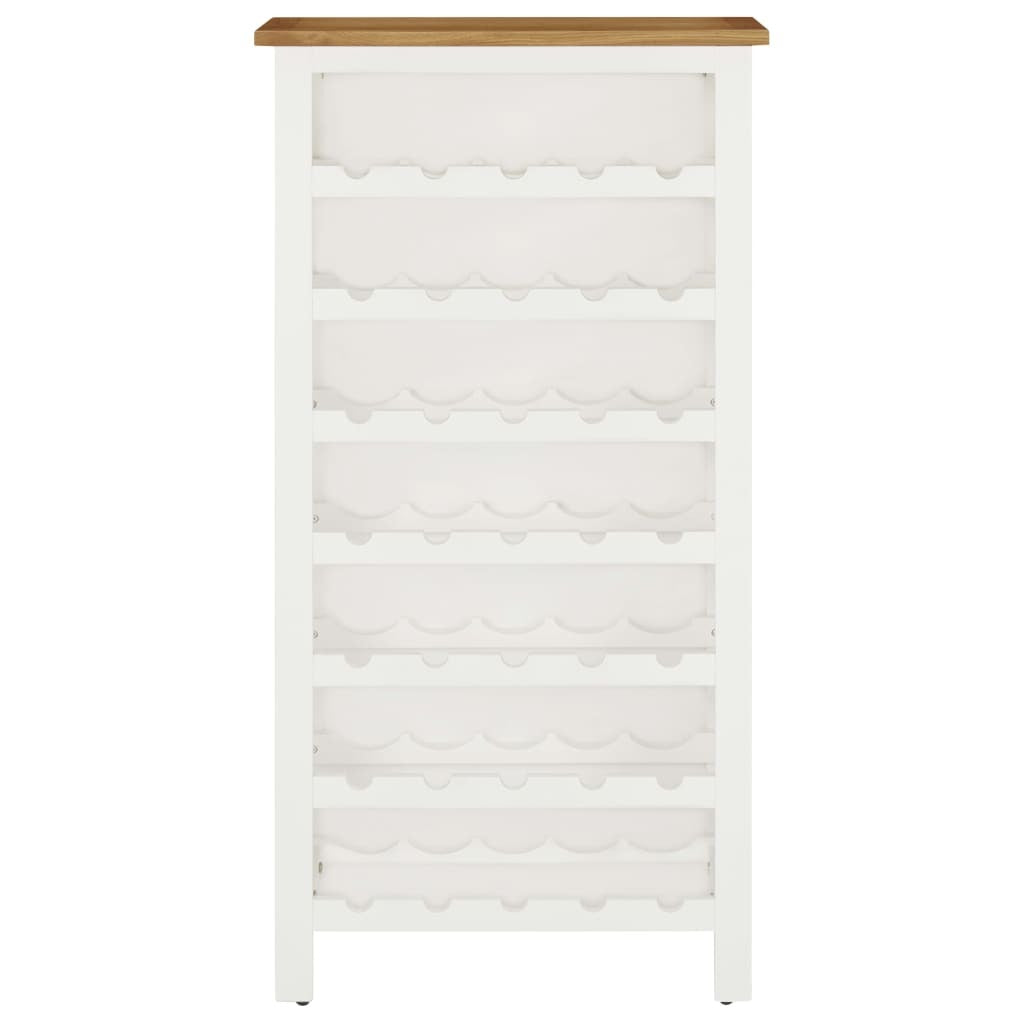 "Eucalyptus" Solid Oak Wood Wine Cabinet 56x32x110 cm