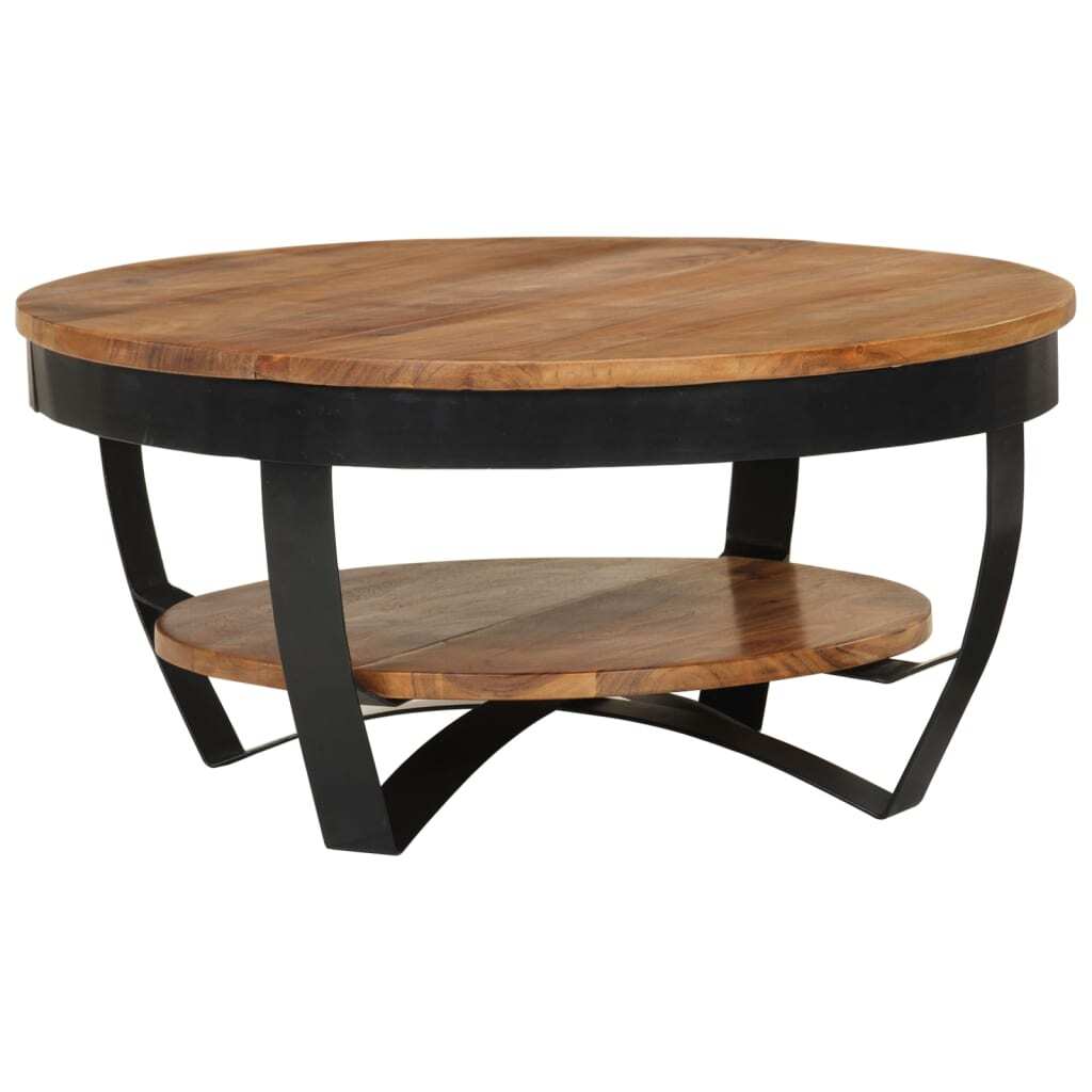 "Judith" Coffee Table 65x65x32 cm Solid Acacia Wood